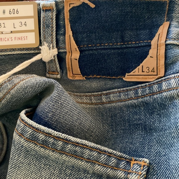 Levi’s 1969 606 Jeans - Cone Denim - Orange Tab 31 x 34 NEW - Picture 9 of 16